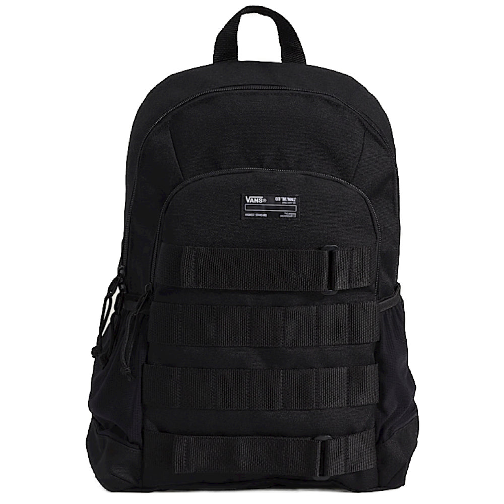 Vans Off The Wall Skatepack Backpack Black Front View