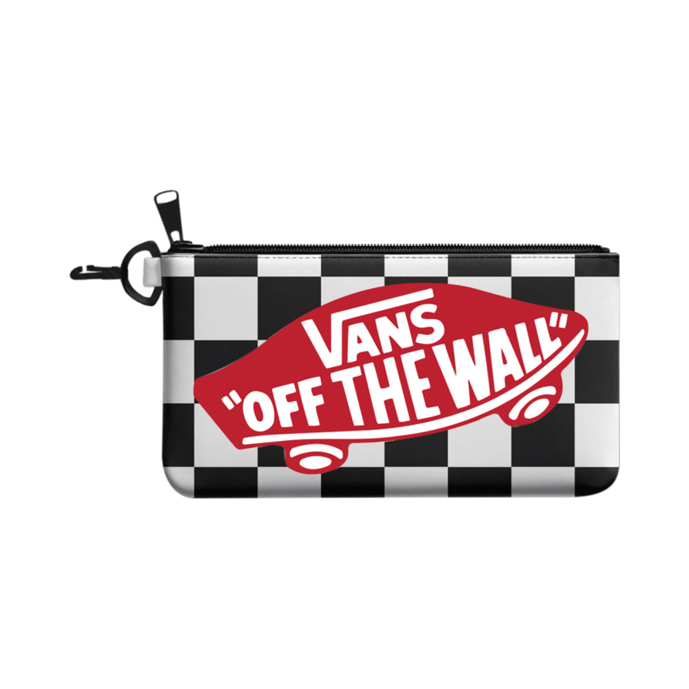 Vans Off The Wall Zip Wallet Checkerboard Black / White