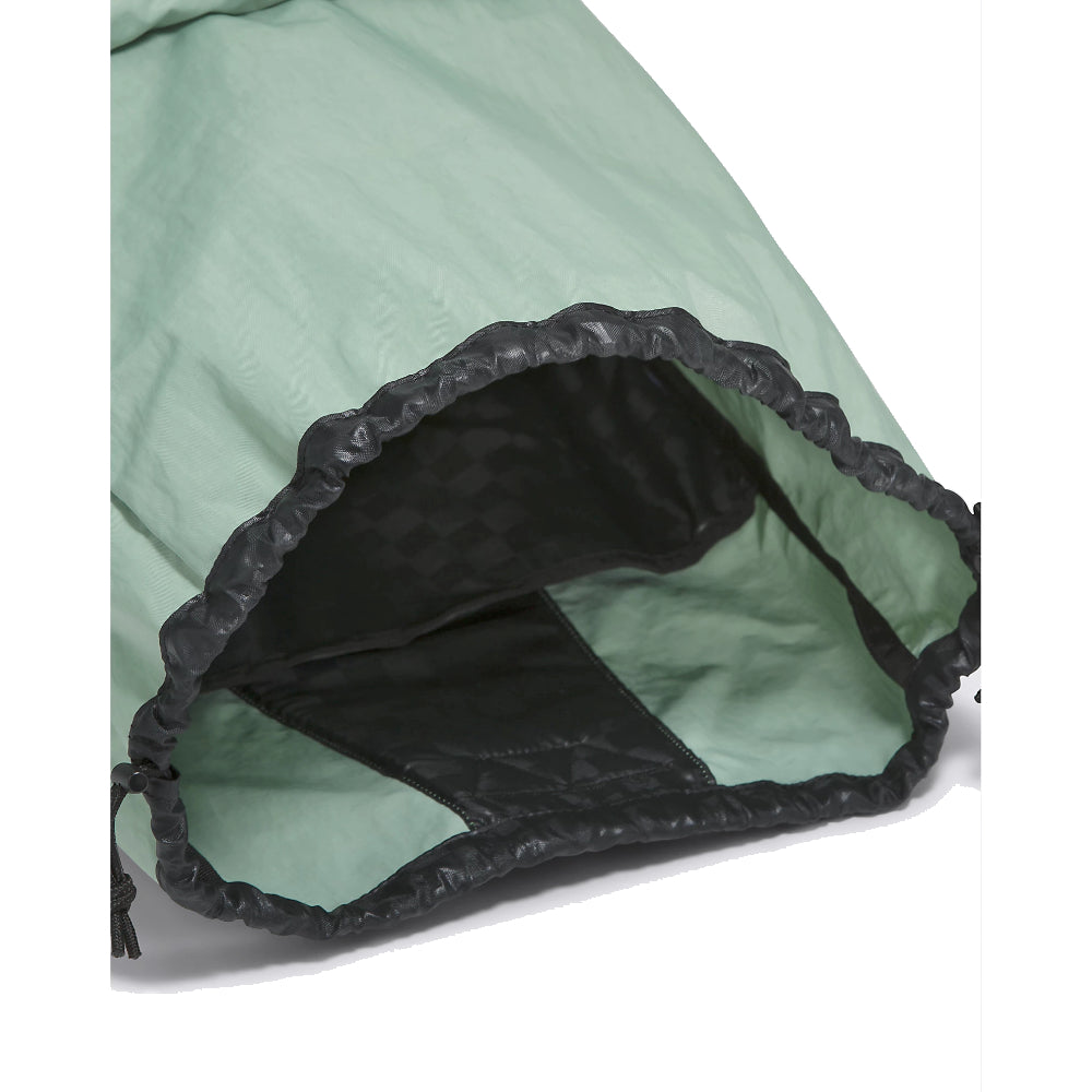 Vans Old Skool Cinch Backpack Iceberg Green String Lock System