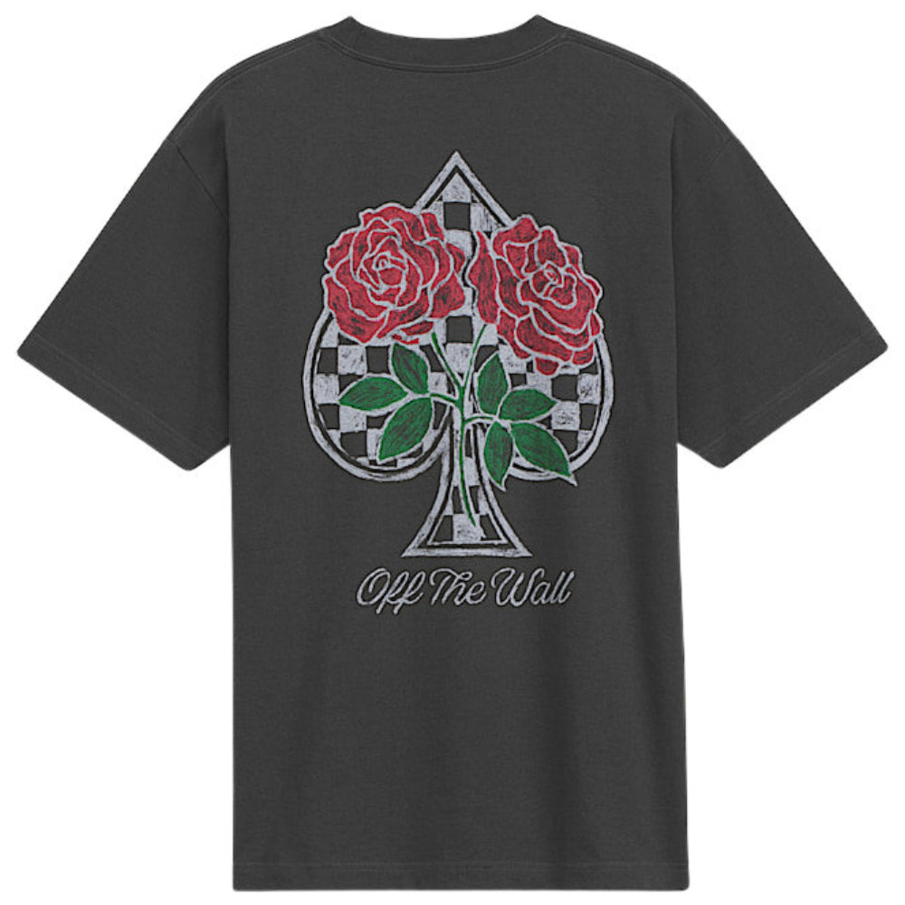 Vans Painted Rose T-Shirt Faded Black Back