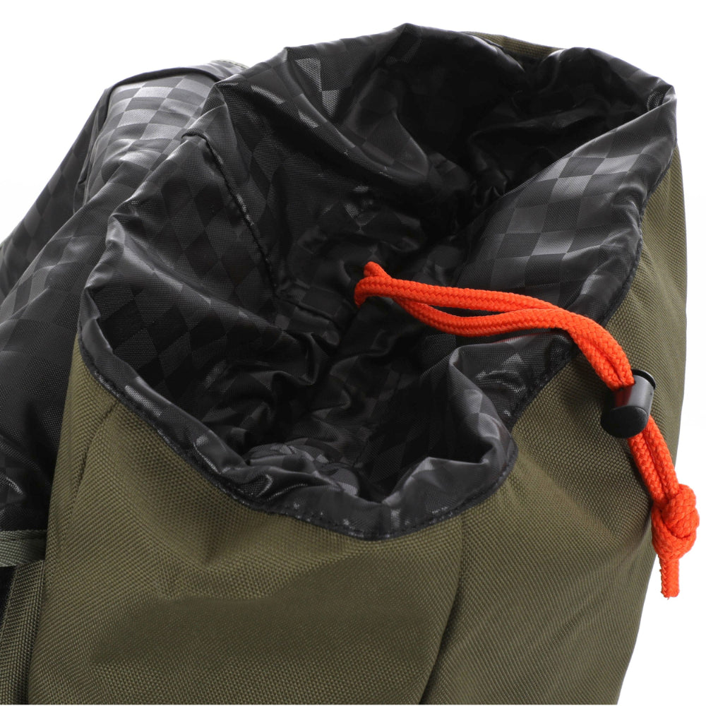 Vans Scurry Rucksack Backpack Mossy Olive Top Load