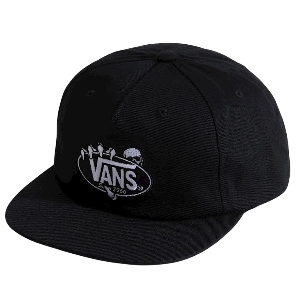 Vans Show Off Unstructured Snapback Hat Black Front