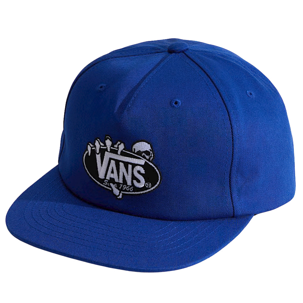 Vans Show Off Unstructured Snapback Hat Royal Cobalt Front