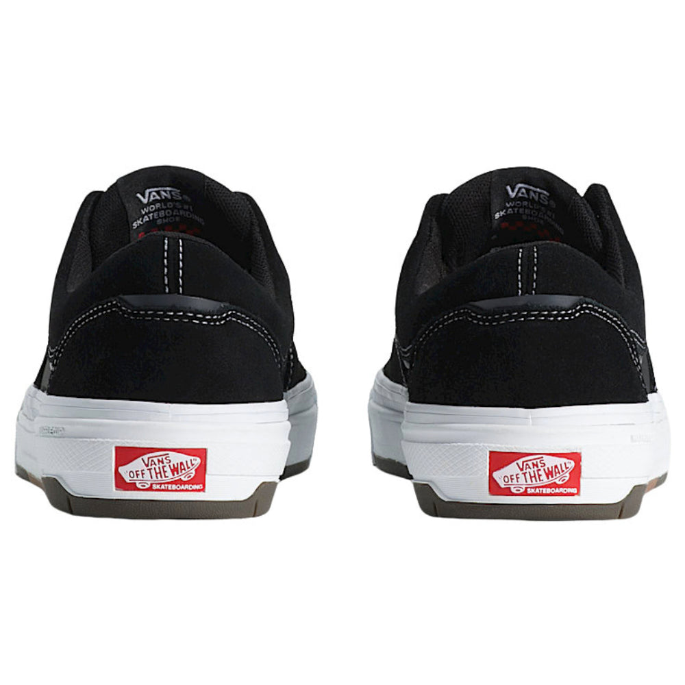 Vans Skate Era WaffleCup Black / White Shoes Back View