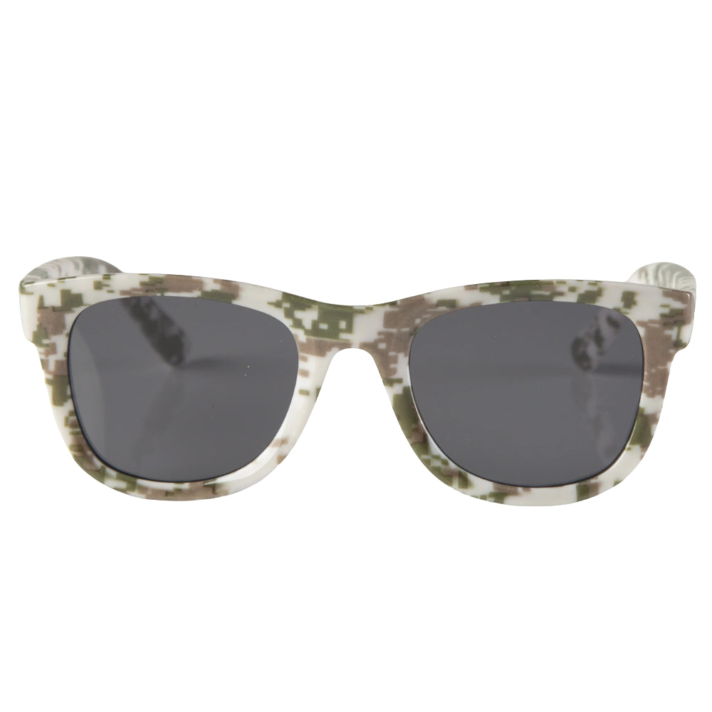 Vans Spicoli Sunglasses Neutral Olive / Marshmallow Front View