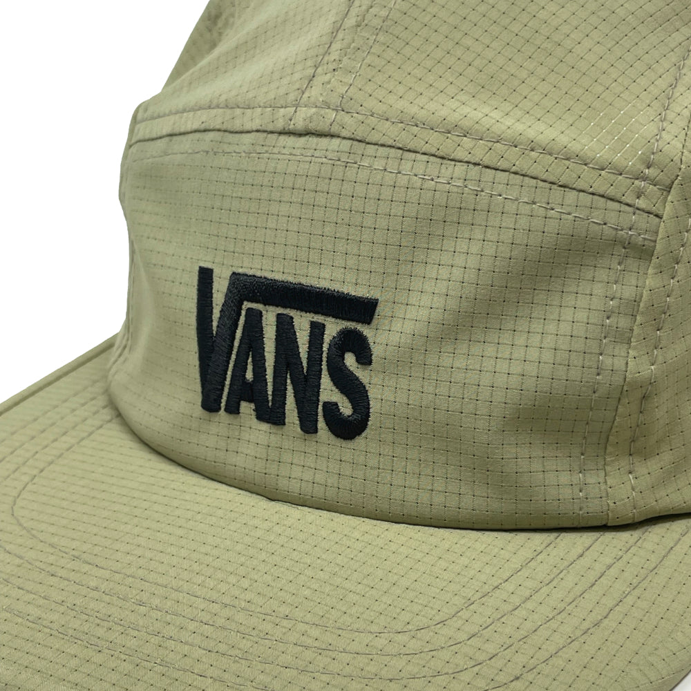 Vans Stretch Logo Camper Hat Soft Sage Close Up