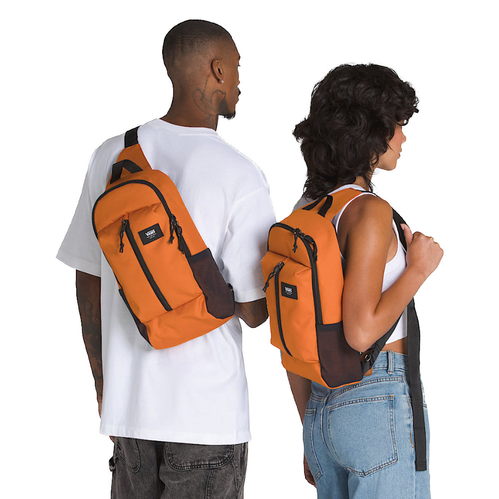 Vans Warp Sling Bag Marmalade On Models