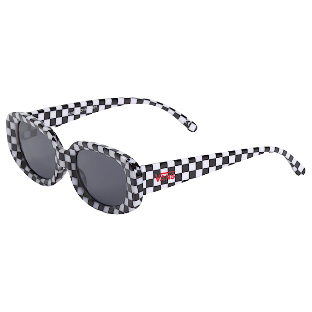 Vans Wheeling Sunglasses Checkerboard Black / White Angle View