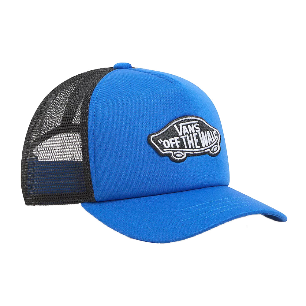 Vans Youth Classic Patch Curved Bill Trucker Hat Blue