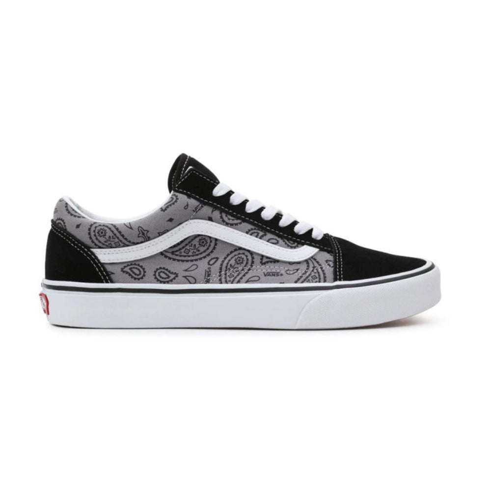 Vans Youth Old Skool Paisley Grey True White - Shoes
