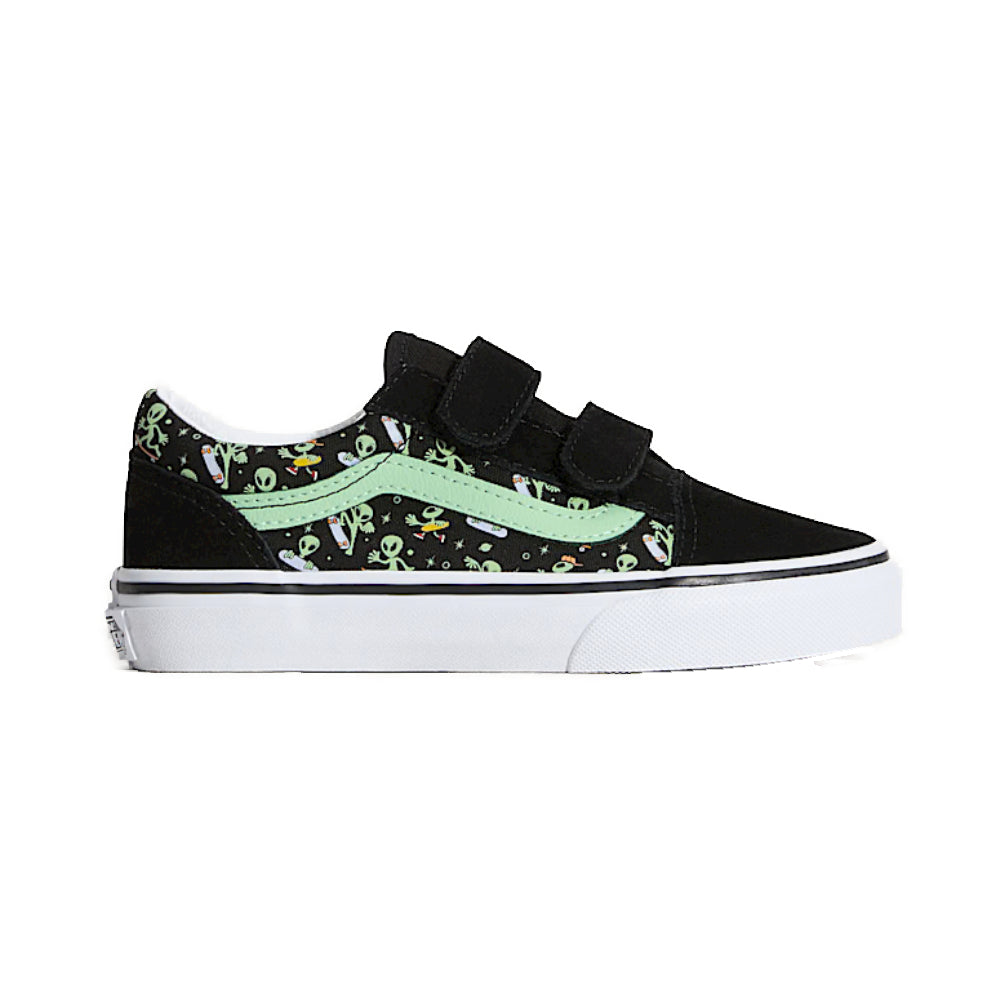 Vans Youth Old Skool Velcro Glow Cosmic Cruisers Shoes Right Outside