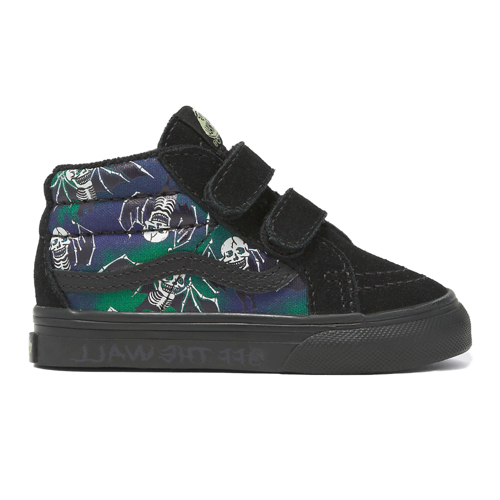 Vans Youth Sk8-Mid Reissue Velcro Midnight Glow - Shoe
