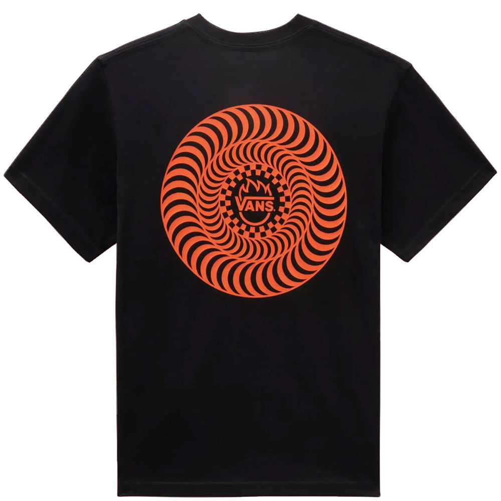Vans Youth Spitfire Wheels T-Shirt Black Back