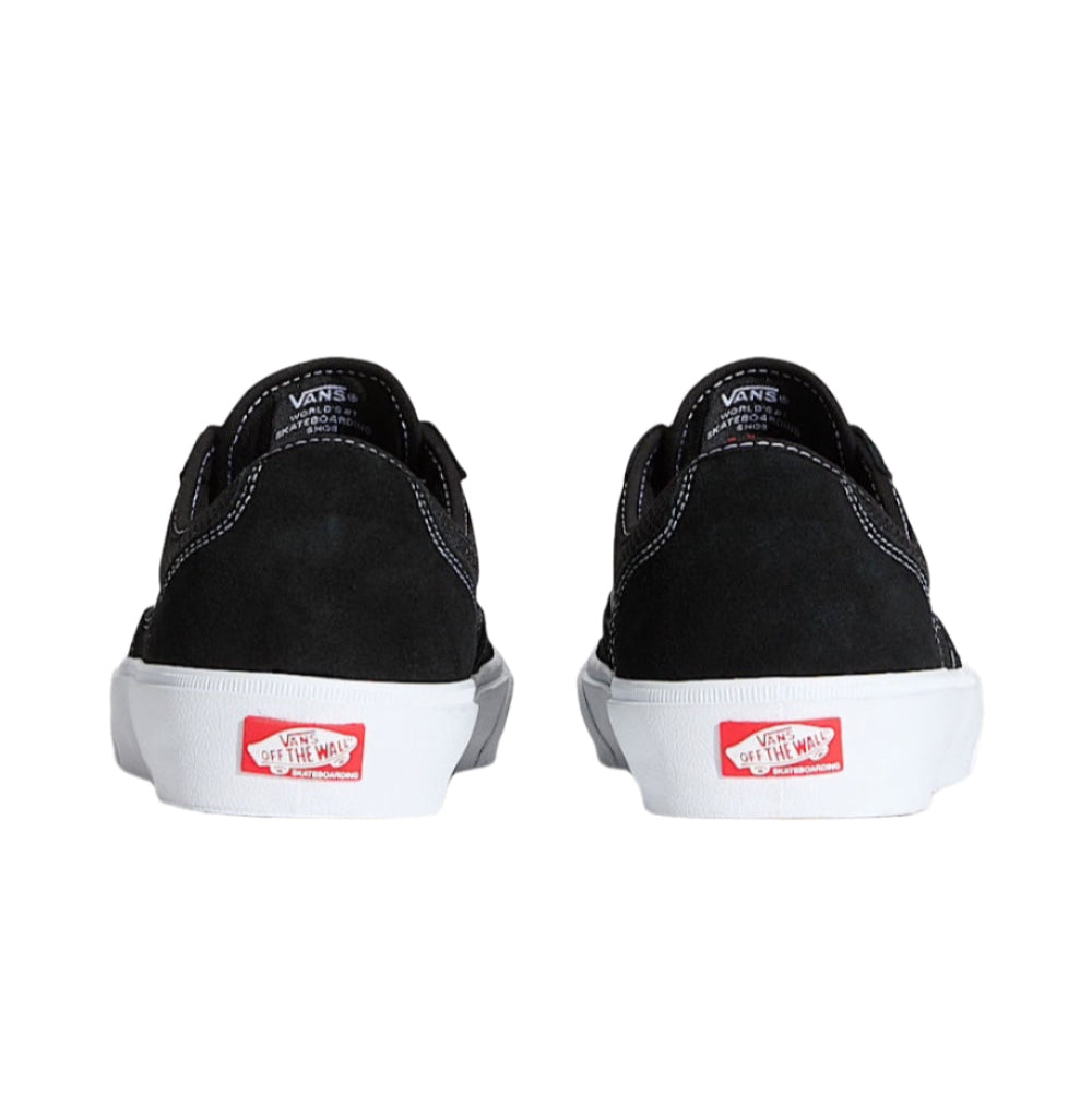 Vans Curren Caples Black / White Shoes Back View