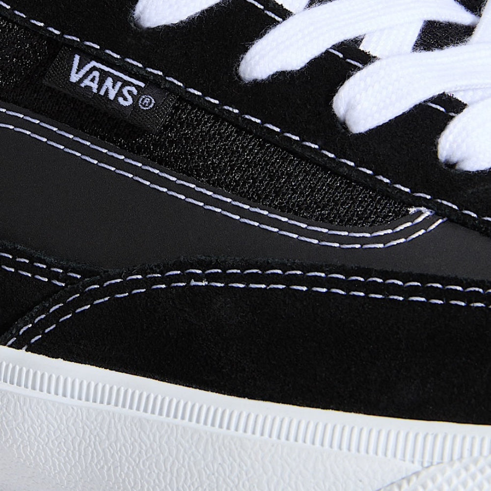 Vans Curren Caples Black / White Shoes Close Up