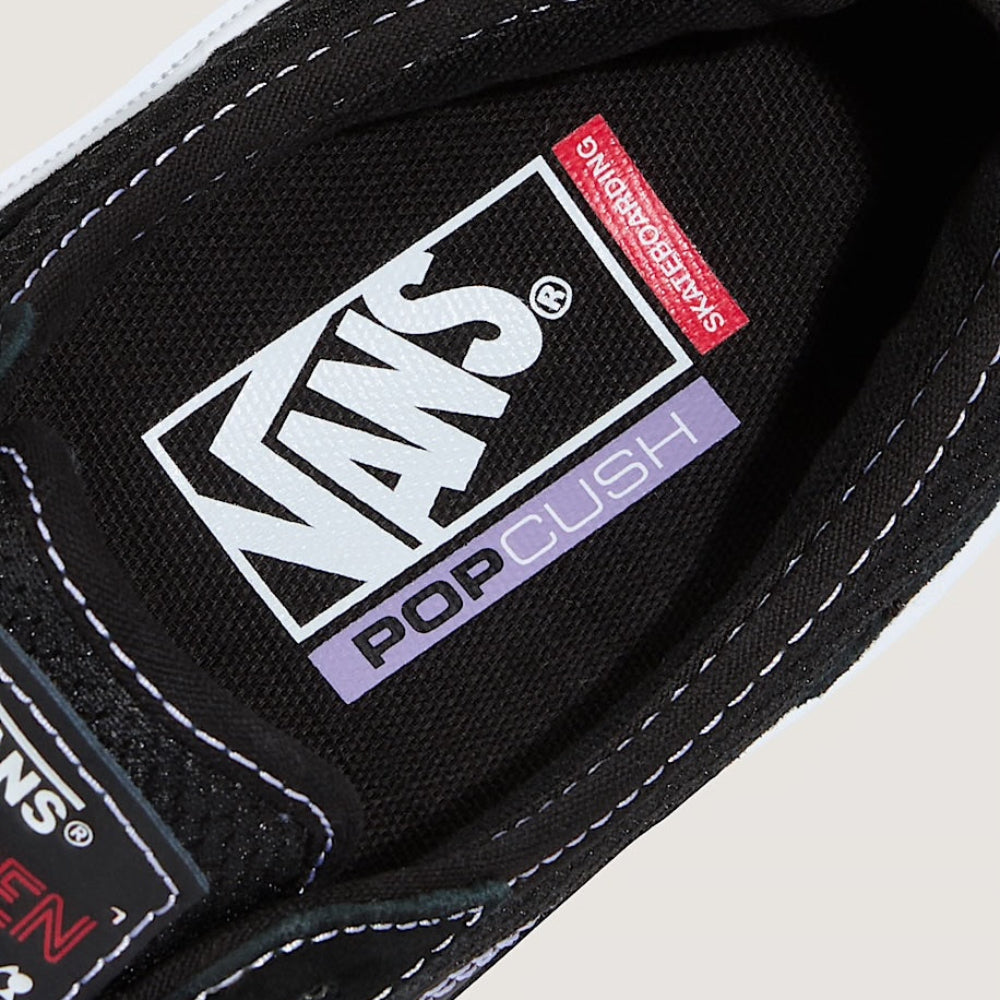 Vans Curren Caples Black / White Shoes Popcush Insole