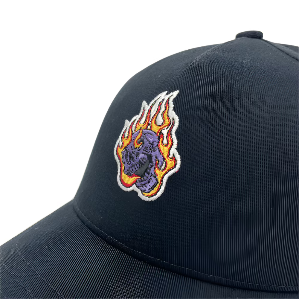 Vans Youth Cypress Strapback Hat Black Close Up