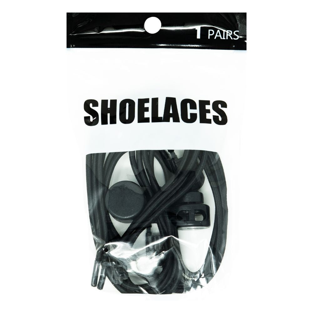Versus Elastic Shoelaces Black Packaging