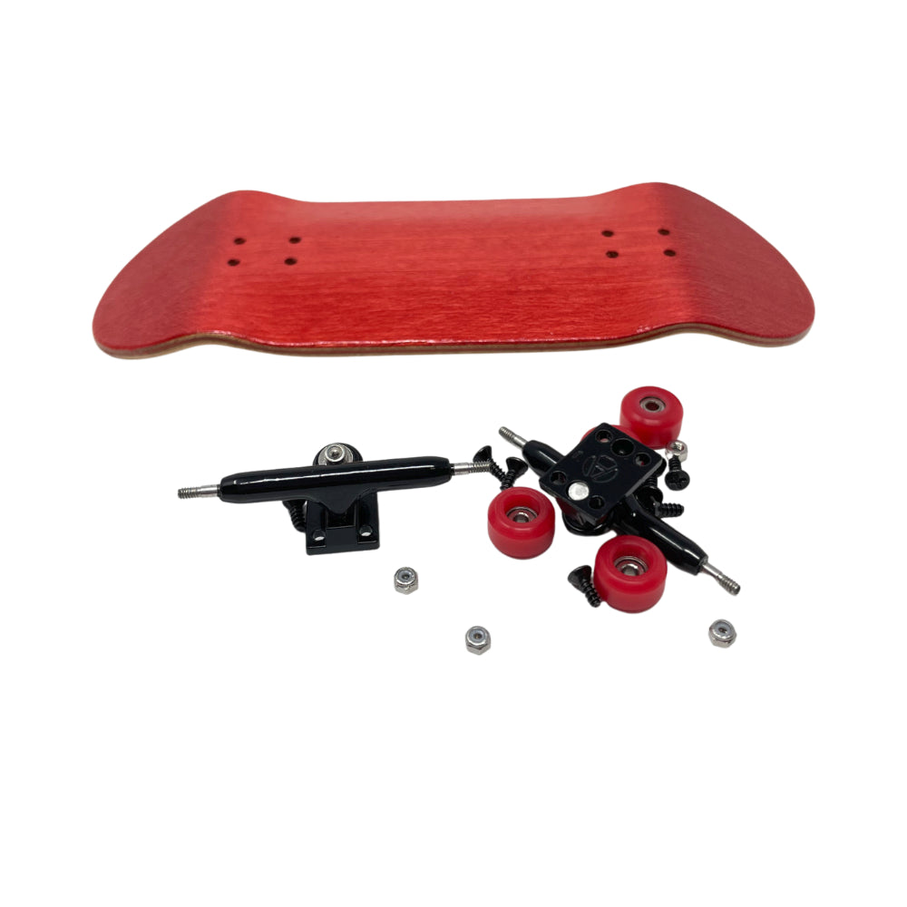 Victory Fingerboard DIY Kit BLANK EDITION 34mm Red Side View
