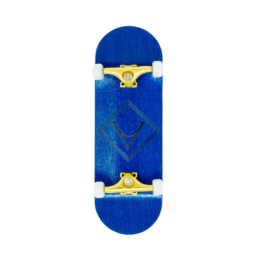 Victory Fingerboard Complete 32mm Blue Gold White 1