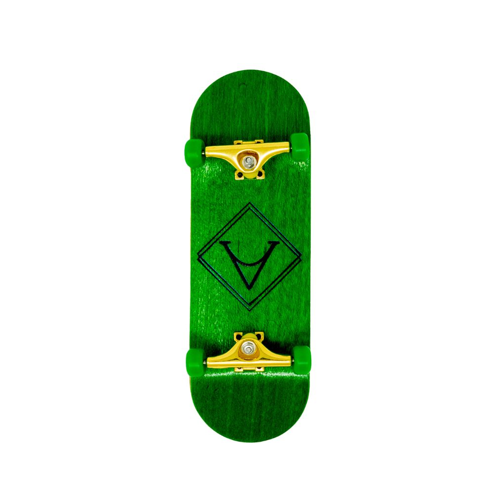 Victory Fingerboard Complete 32mm Green Gold Green 1
