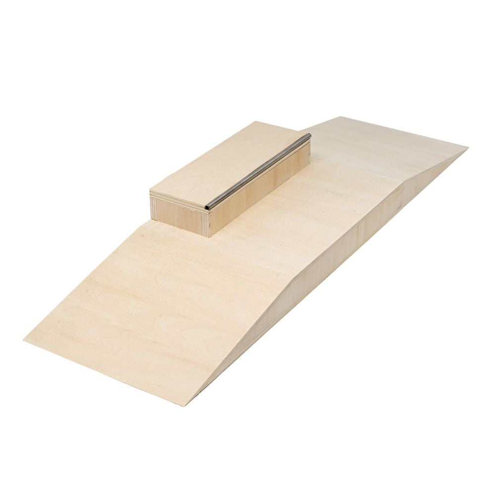 Victory Fingerboards Bank-To-Bank Wooden Obstacle Angle View