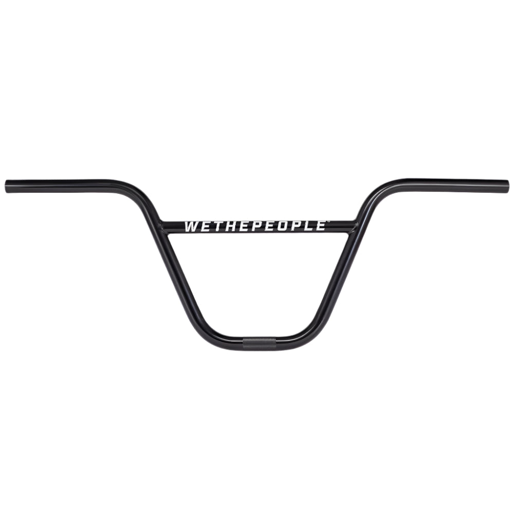 We The People Buck BMX Bars Black 9.45in Dillon Lloyd Sig. Full Front View