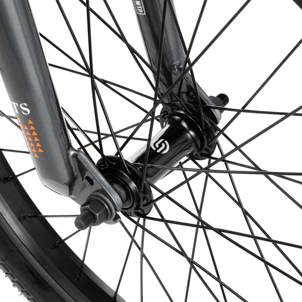 We The People Thrillseeker 20in Gun Metal Grey 20.5TT BMX Complete Front Hub