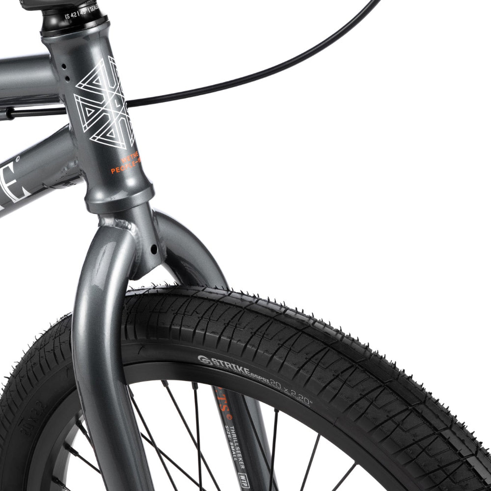 We The People Thrillseeker 20in Gun Metal Grey 20.5TT BMX Complete Headtube And Fork