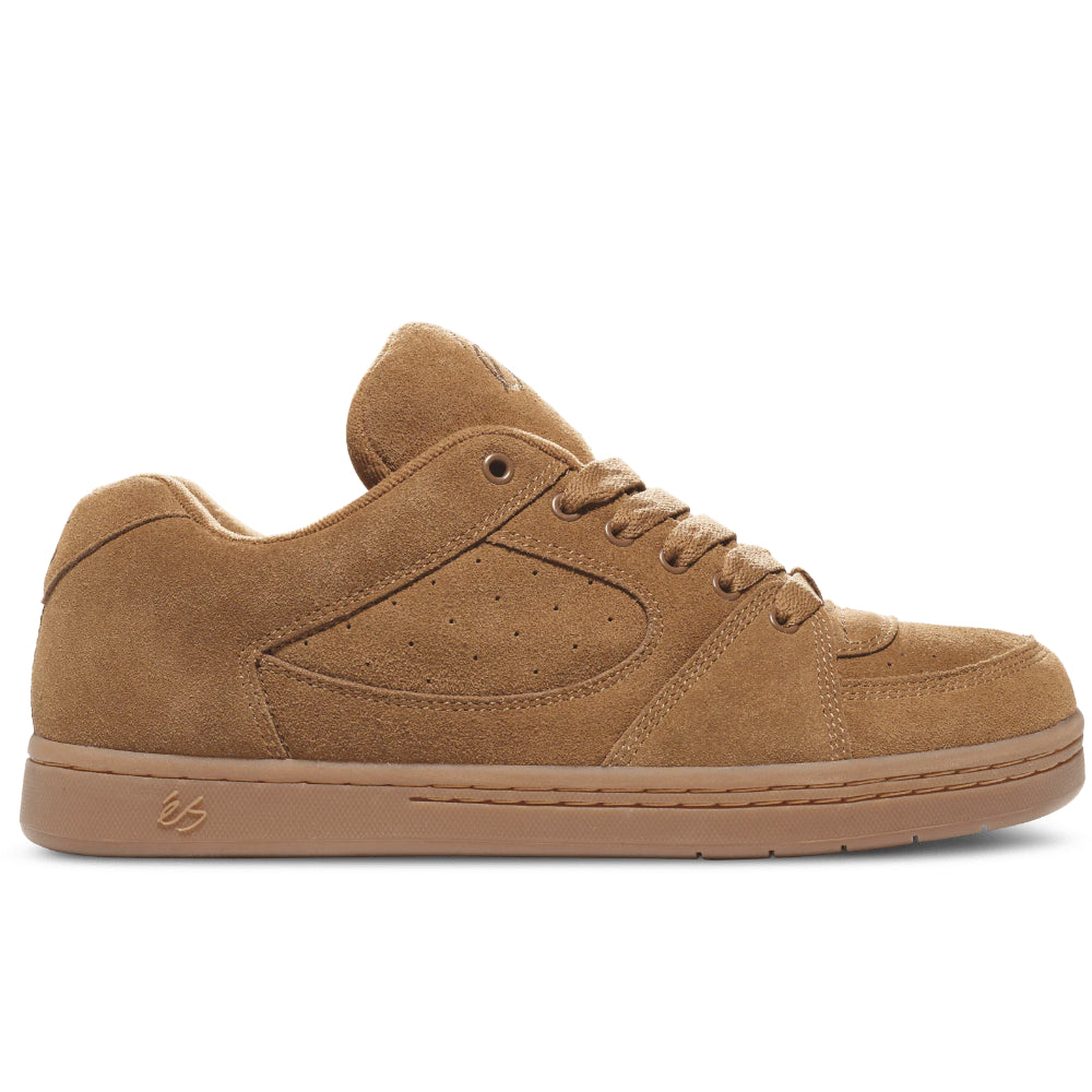éS Accel OG Brown / Gum Shoes Side View