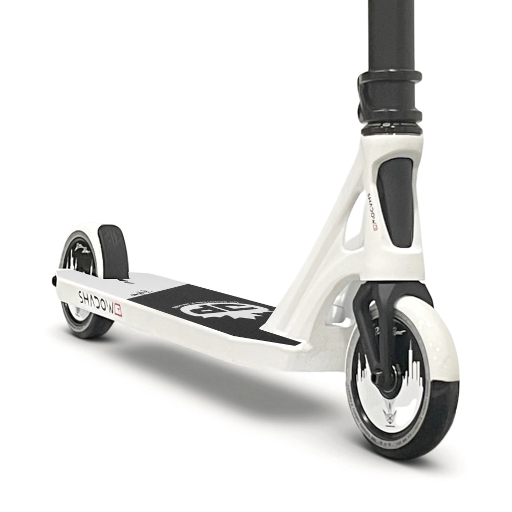 VS Yin & Yang Park Custom Scooter Black and White Close Up