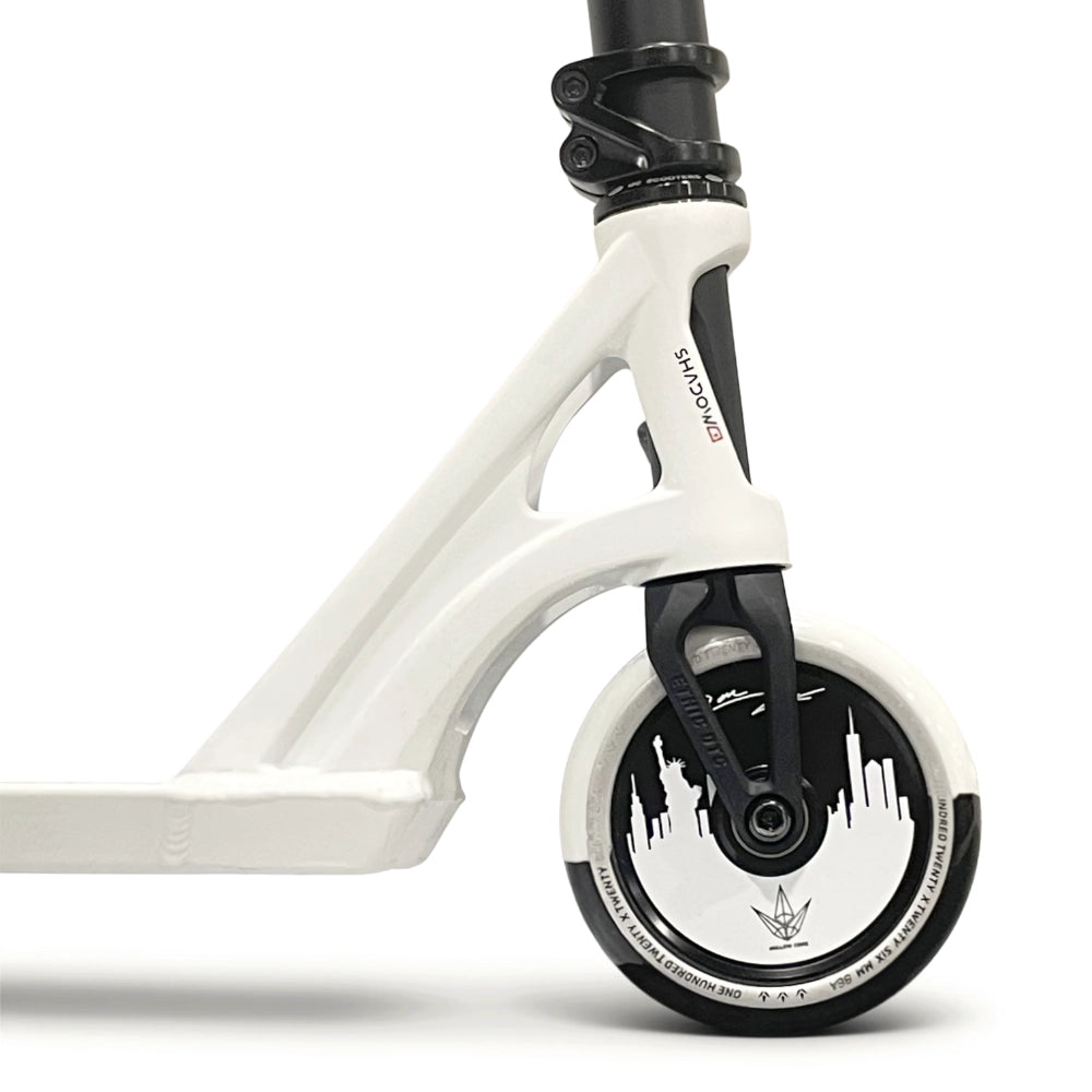 VS Yin & Yang Park Custom Scooter Black and White Side View