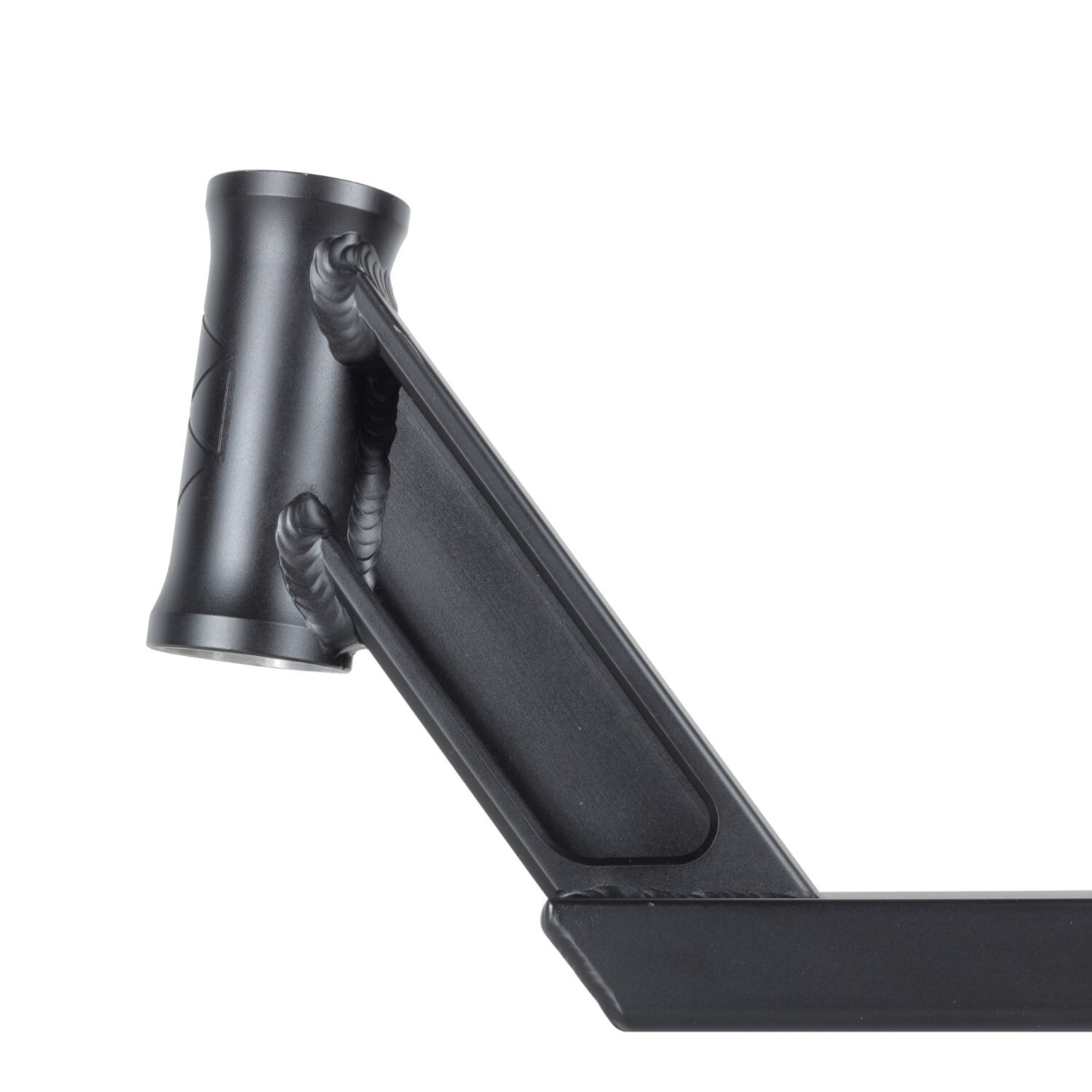 Native Advent Refined Black - Scooter Deck Left Neck Close Up