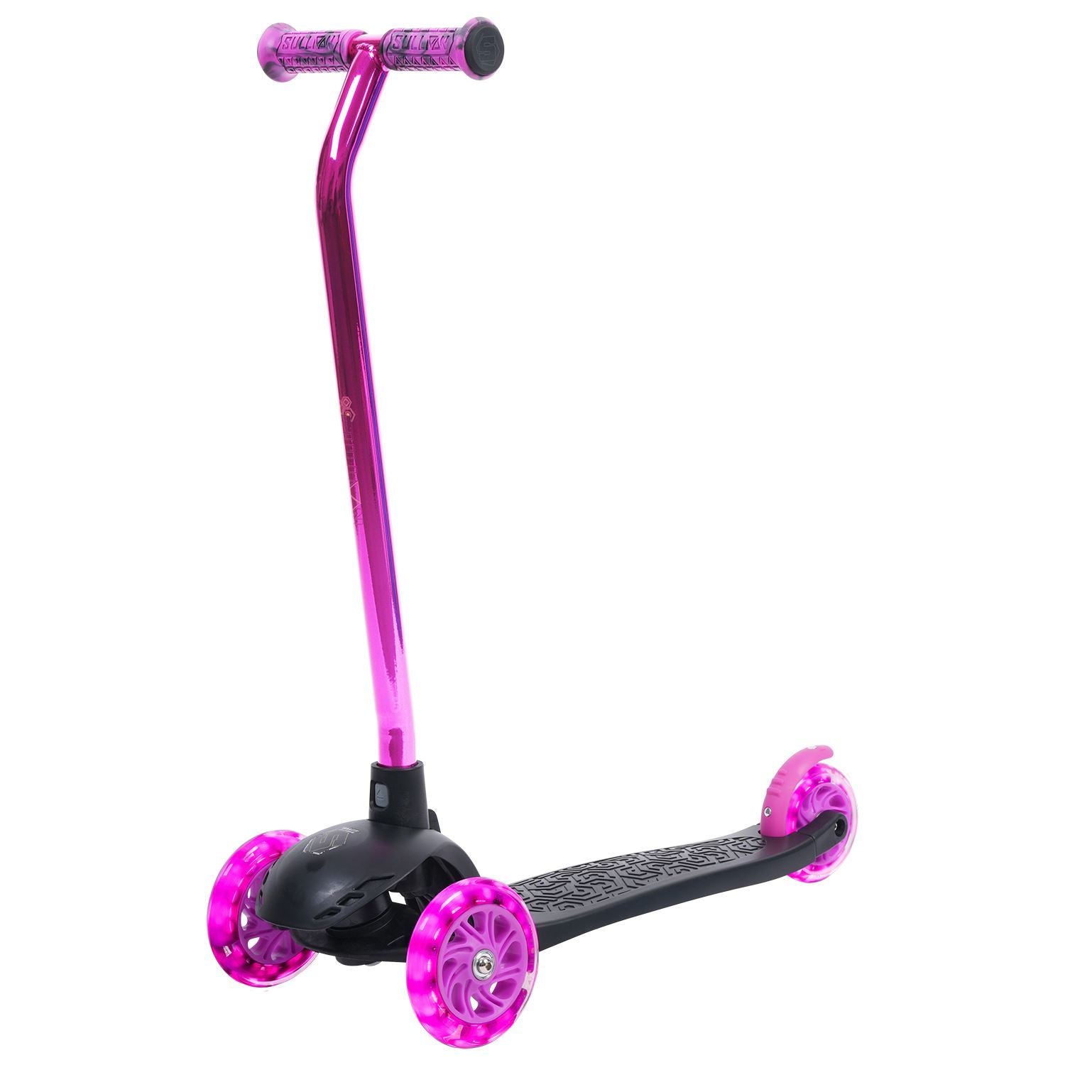 Sullivan Lean N Glide Tri Scooter - Kick Scooter Pink Black Left Angle