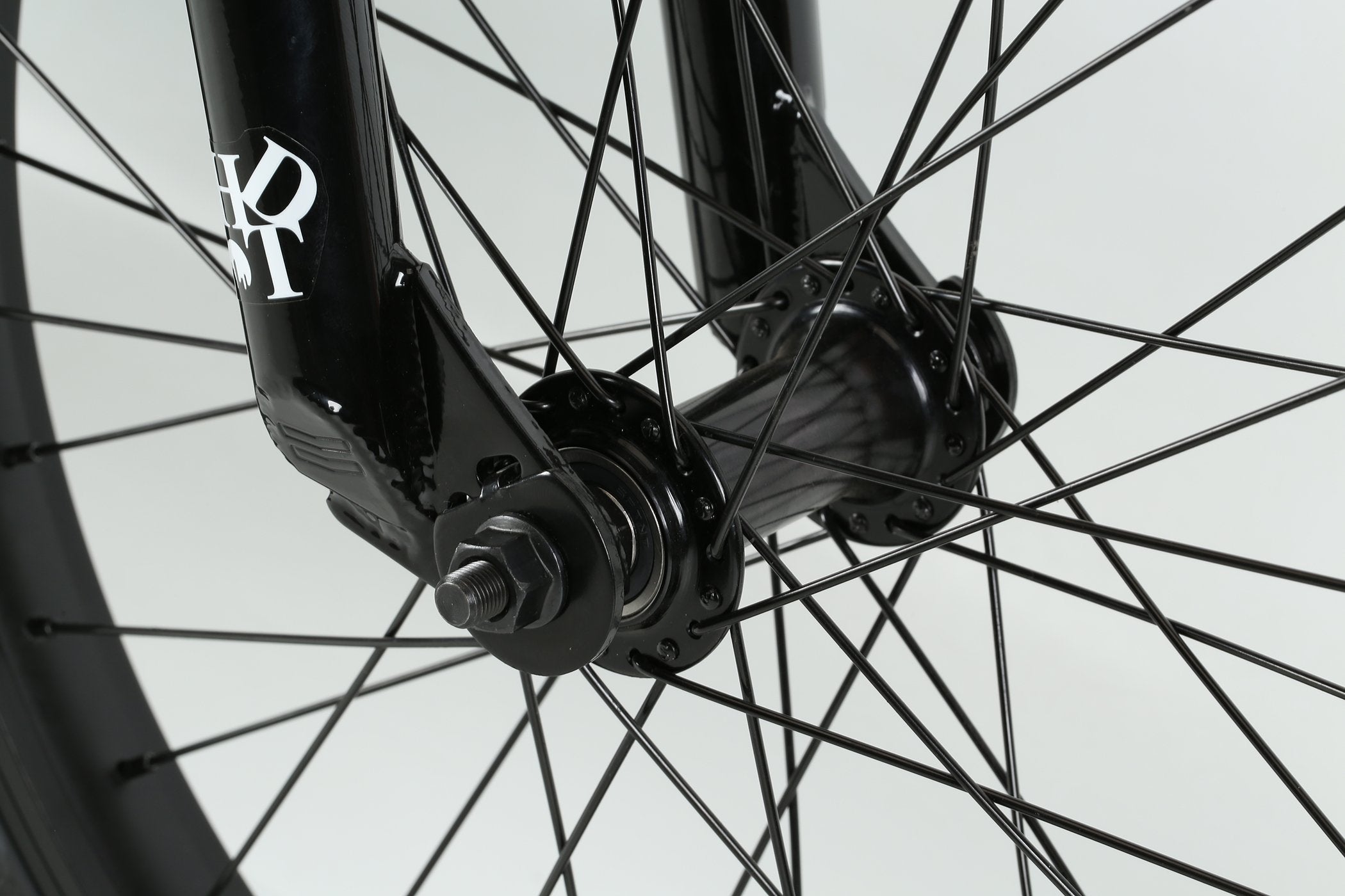 Haro Downtown White 2021 - BMX Complete Fork Front Wheel