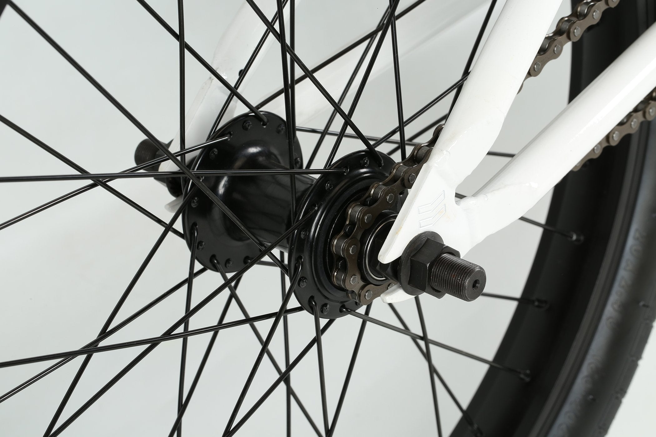 Haro Downtown White 2021 - BMX Complete 9T Hub