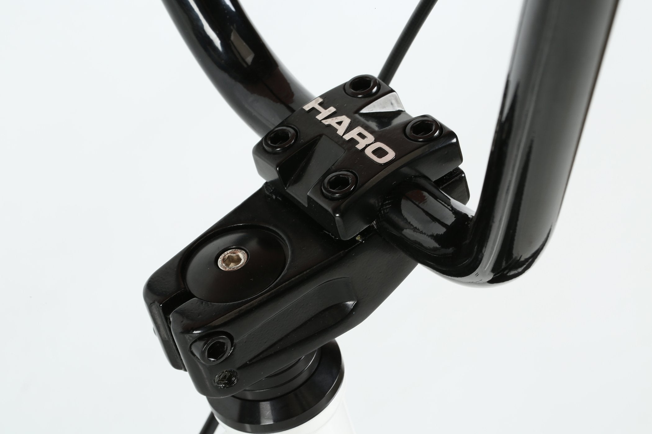 Haro Downtown White 2021 - BMX Complete Stem