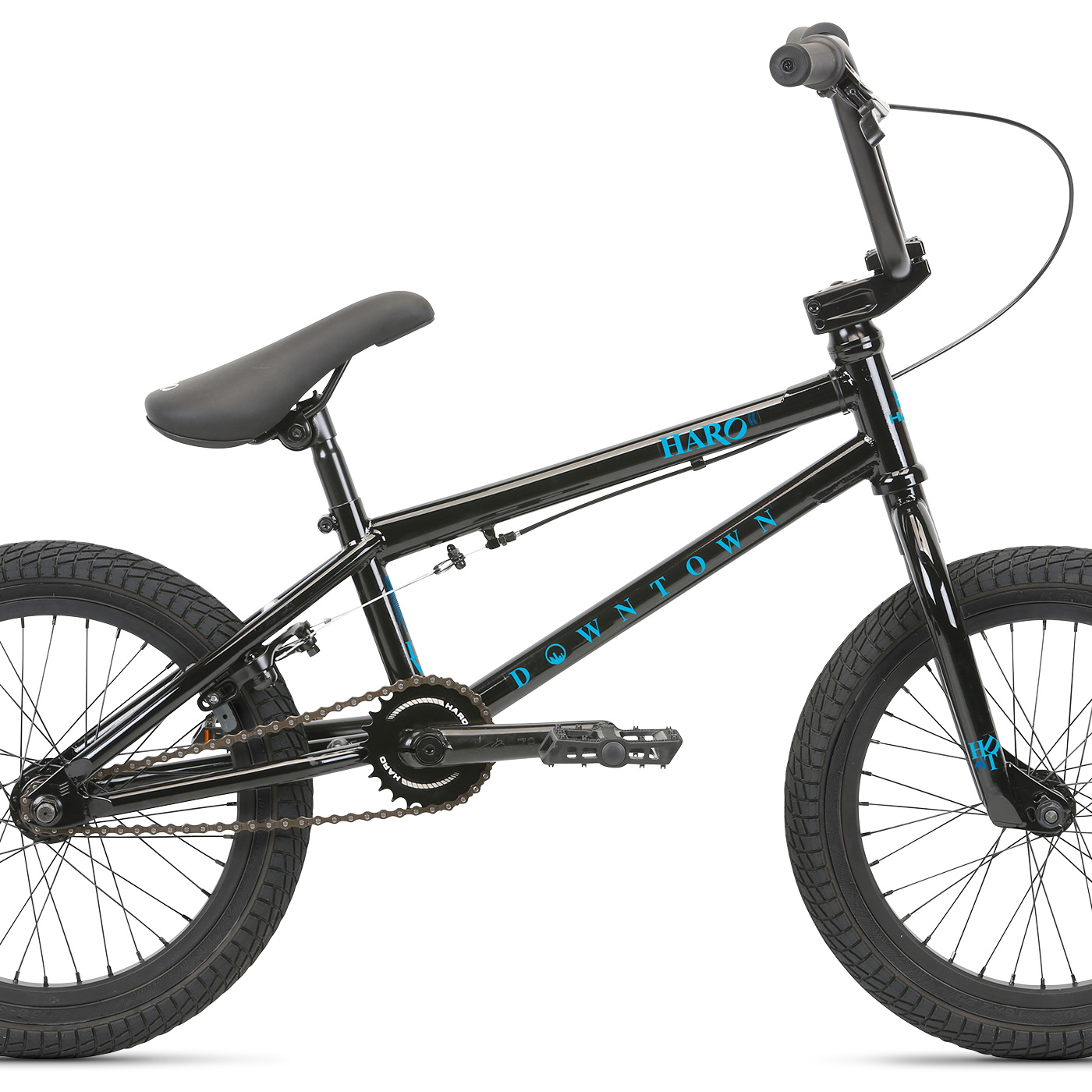 Haro Downtown 18in Black 2021 - BMX Complete Full
