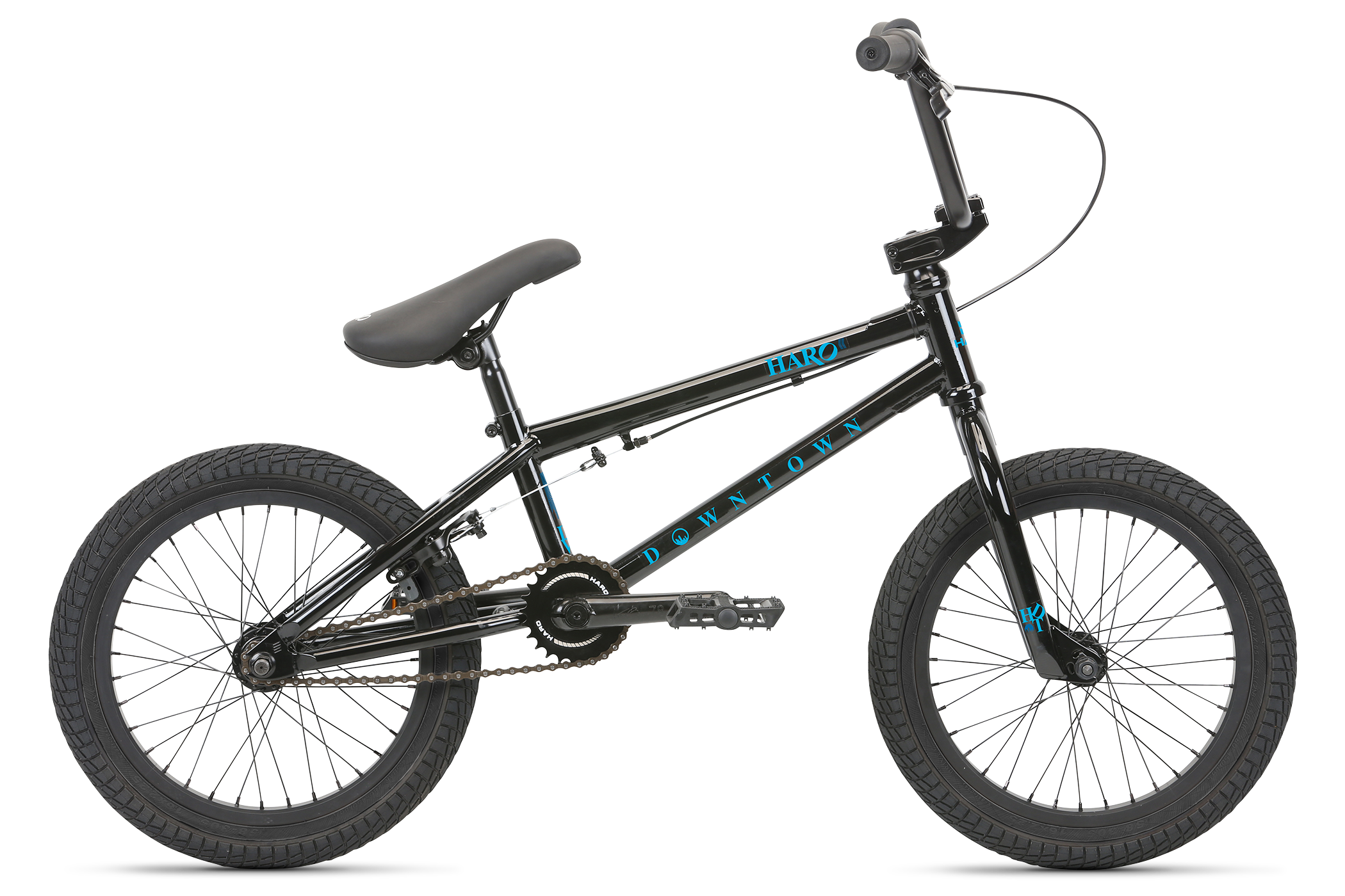 Haro Downtown 18in Black 2021 - BMX Complete Full