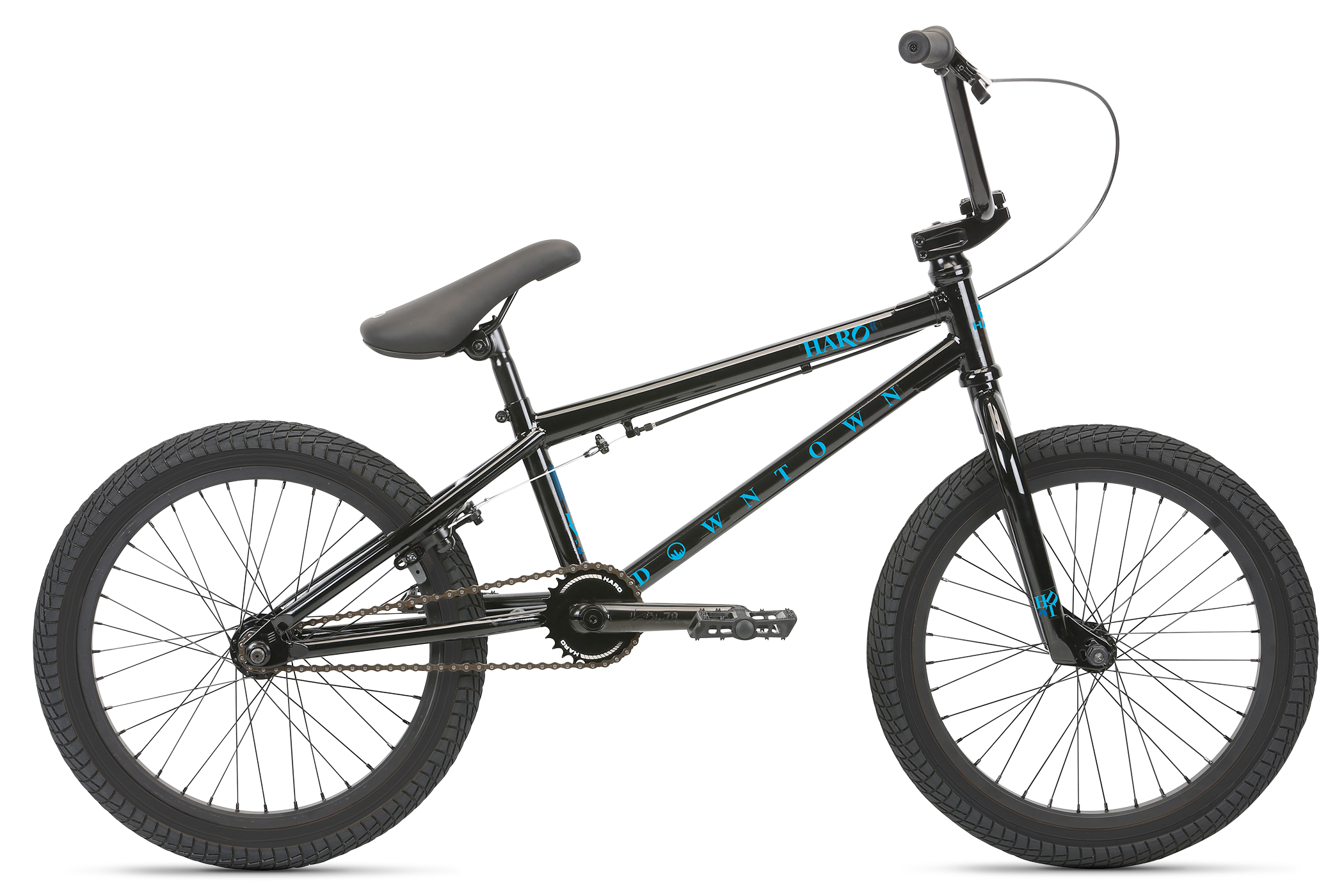 Haro Downtown 18in Black 2021 - BMX Complete Full