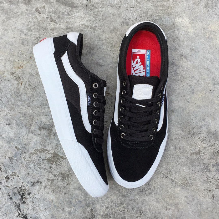 Vans Chima Pro 2 Black/White - Shoes Top Side View