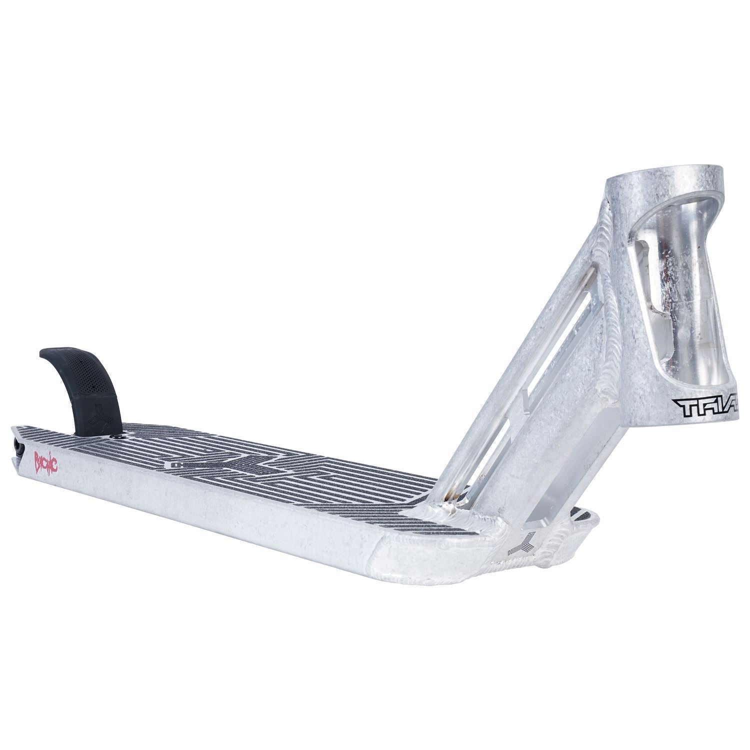 Triad Psychic Stone Raw/Black - Scooter Deck Full View