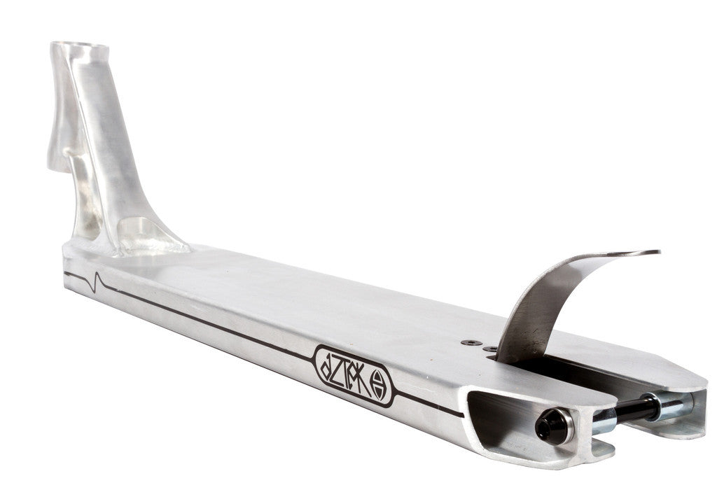 Scooter deck for freestyle scooter, Silver