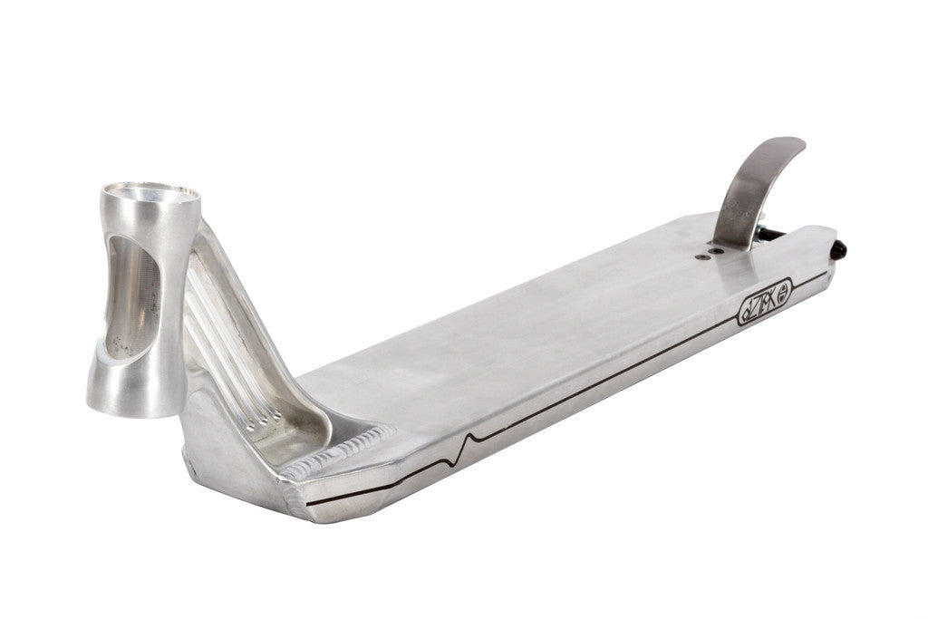 Scooter deck for freestyle scooter, Silver