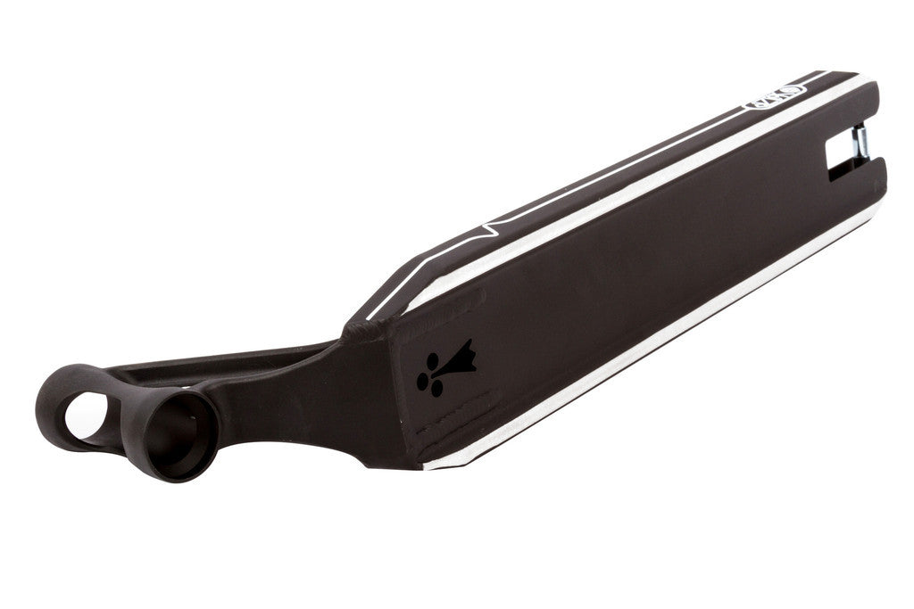 Scooter deck for freestyle scooter, Black, Grindplate