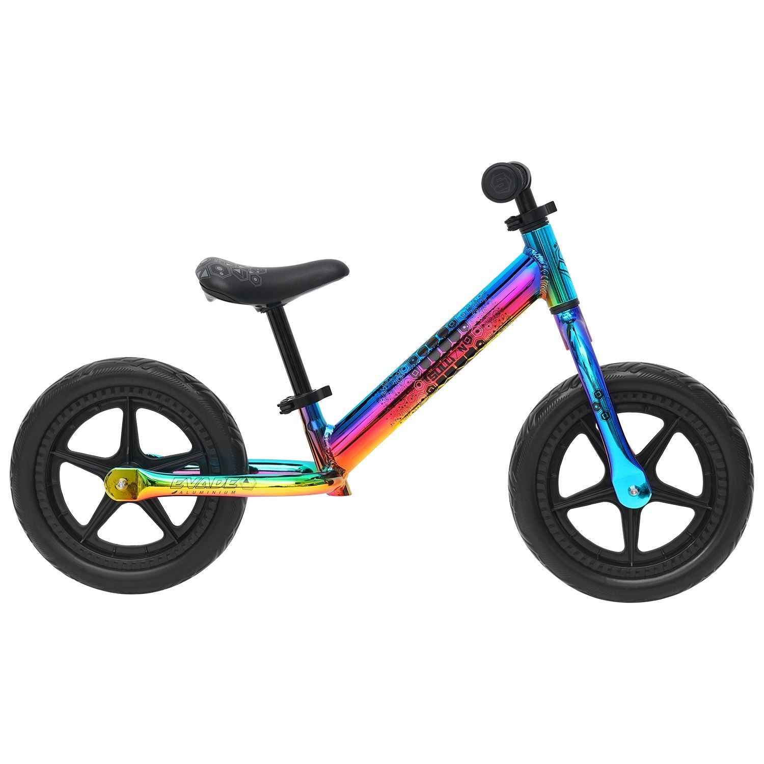 Sullivan Evade 12in - Balance Bike Neo Black Side View