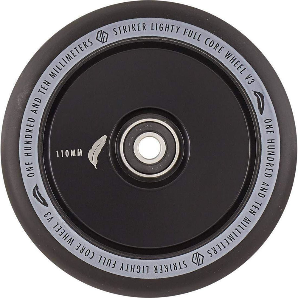 Striker Lighty Fullcore 110mm (PAIR) - Scooter Wheels Black