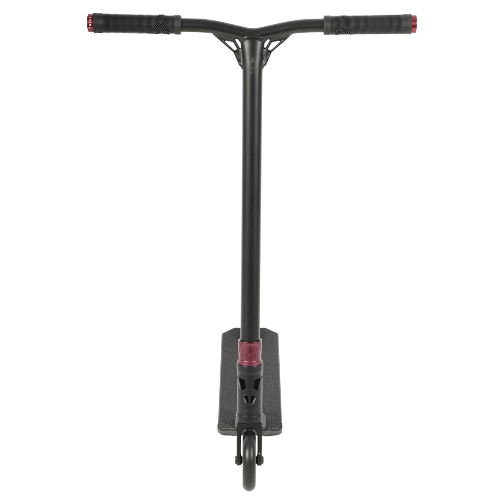 Triad C120 Rabid Black / Red Park Freestyle Scooter Front Smuggler Aluminum Bar