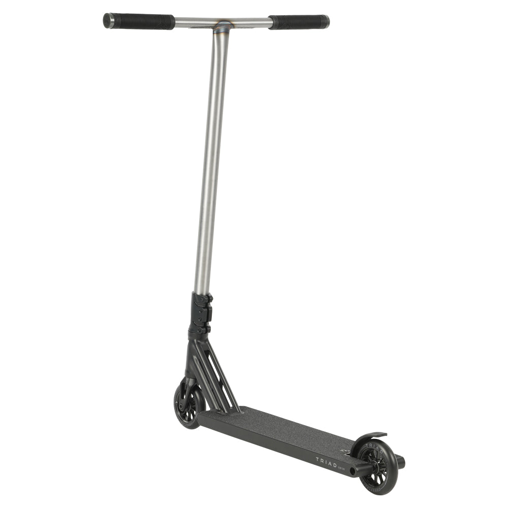 Triad Hellion Black Street / Hybrid Freestyle Scooter CB130 Left Angle Back