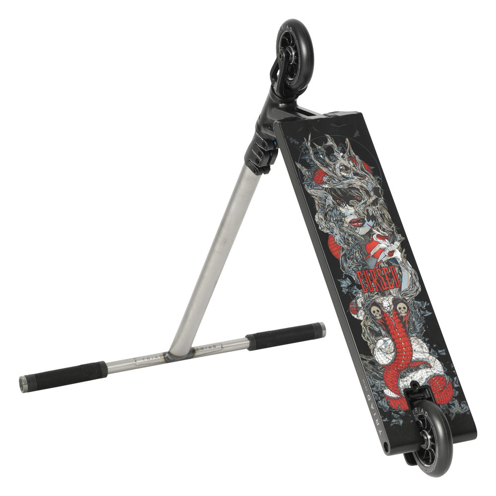 Triad Hellion Black Street / Hybrid Freestyle Scooter CB130 Bottom Deck Design